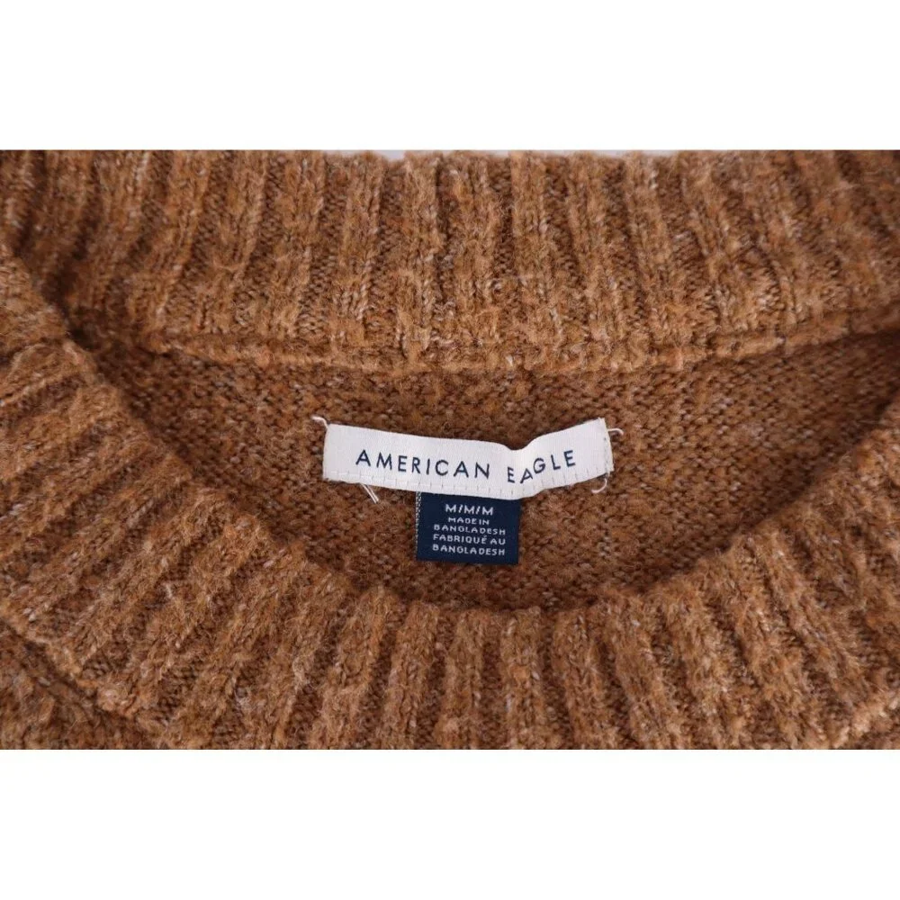 American Eagle Women's Brown Knit‎ Sweater Size Medium